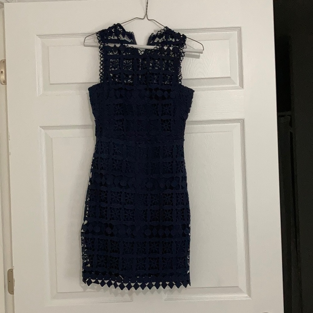 Worn once blue dress!